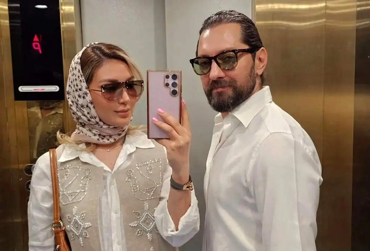 عکس های بهرام رادان با همسرش