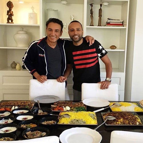 عکس آرش و شادمهر عقیلی
