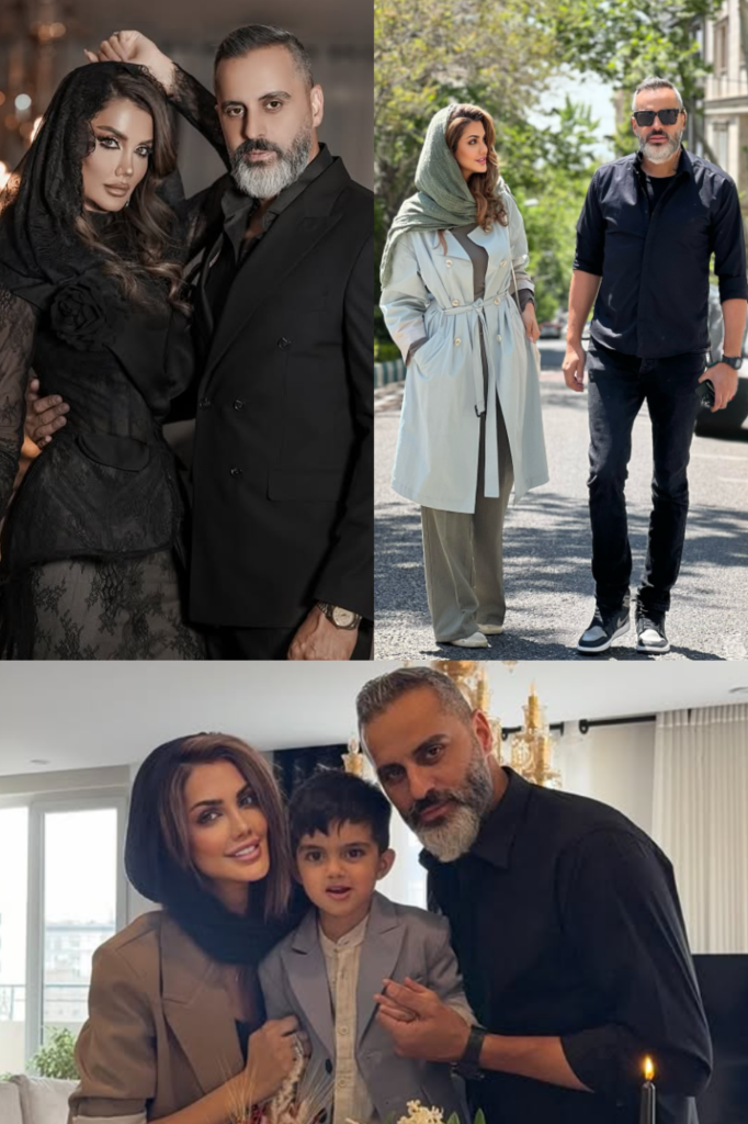 صبا تاجیک و شوهرش
