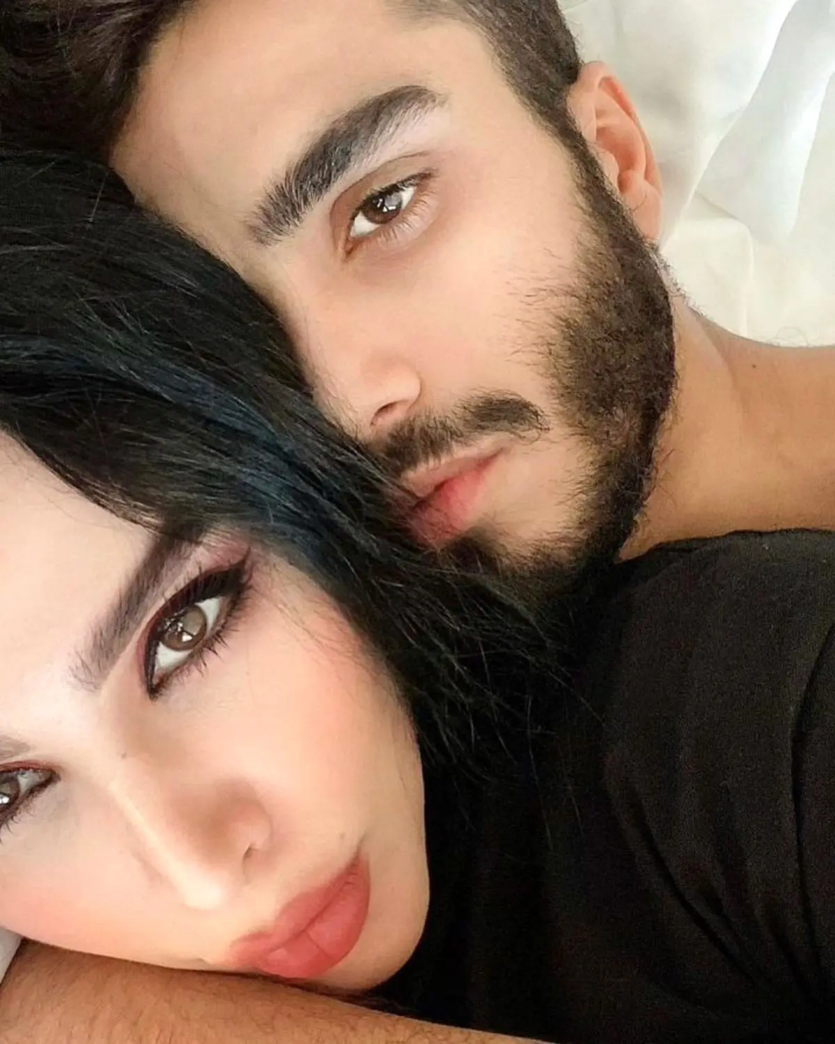 مهراد جم و همسرش
