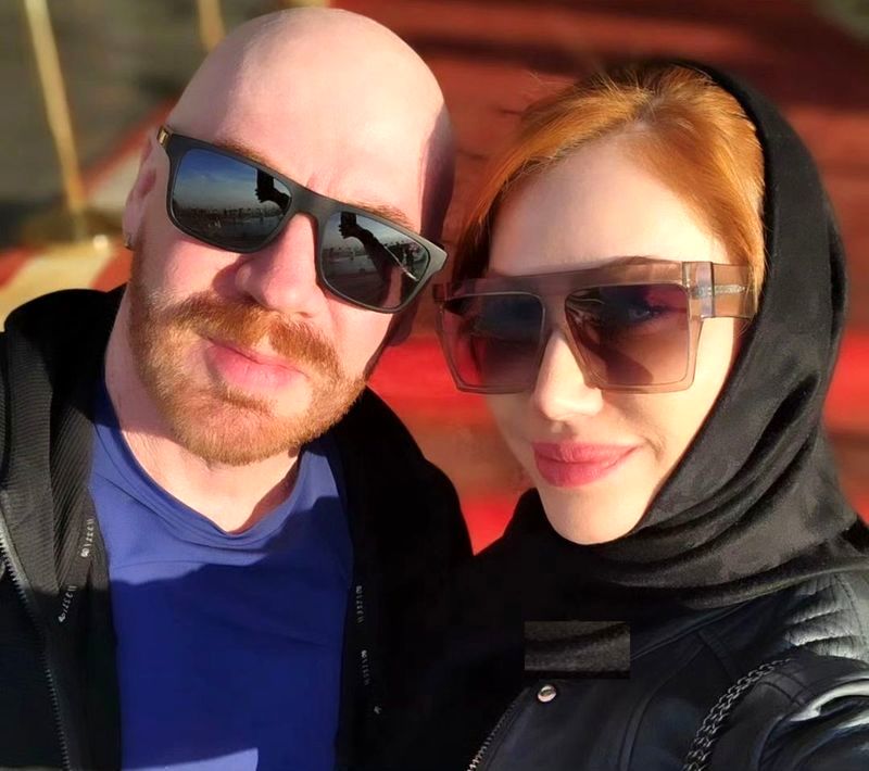 گابریلا پتری با همسرش