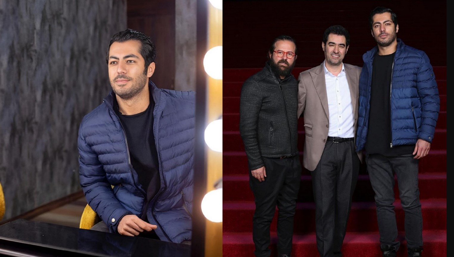 عکس نوید پورفرج و شهاب حسینی عکس نوید پورفرج و شهاب حسینی